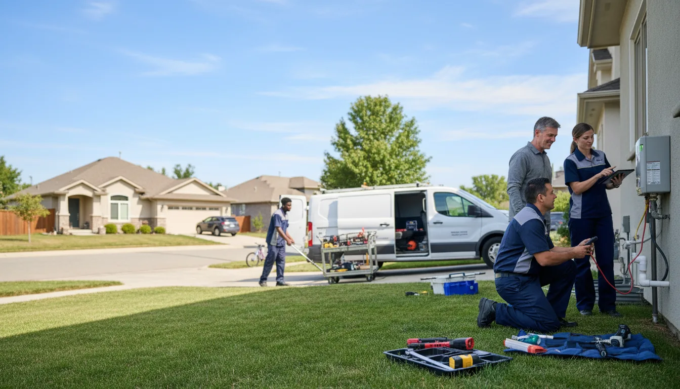 Tankless water heater service in Dinwiddie, VA